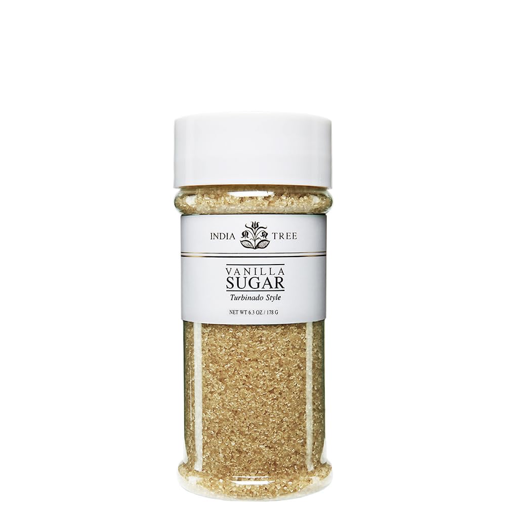 Sugar Vanilla by India Tree – 6.3 Ounce (Pack of 1), Vanilla