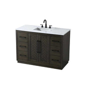 Chase Bathroom Vanity Chocolate Oak by Lighting Design – Wood, Chocolate Oak, Model 5607824