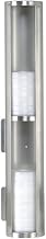 TLD-2-2 Surface-Mount Two Section Lid Dispenser, 4-1/8" Max Lid Diameter, Stainless Steel,4-1/8" Dia. X 25-1/2" L
