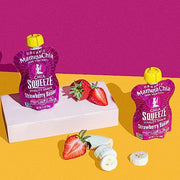Mamma Chia Strawberry Banana / 3.5 Ounce (Pack of 24) / Snack Fruit Snacks