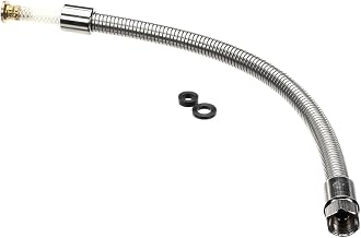 T&S Brass B-0024-H2A Flexible Stainless Steel Hose with Less Handle