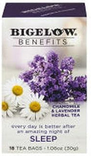 Bigelow Tea Chamomile and Lavender 18 Bags (Pack of 6)