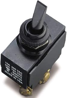 Gardner Bender GSW-19 Heavy-Duty Electrical Toggle Switch, SPST, ON-OFF, 20 A/125V AC, Screw Terminal
