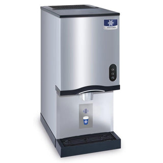 Commercial Countertop Nugget Ice Maker and Dispenser by by Manitowoc – 10 lb storage bin, 315.0 pounds, DuraTech, Metallic, Model CNF0201A