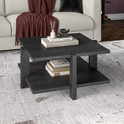Henn&Hart Dark Gray / 35" Wide / Modern Coffee Tables