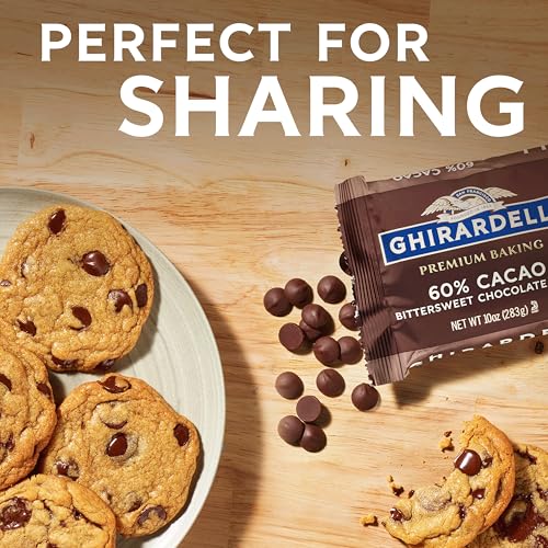 Ghirardelli 60% Cacao Bittersweet / 10 Ounce (Pack of 6) / 1 Chocolate Chips