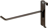 Econoco Gridwall Hooks, 96 Pack, Black, 6in | Heavy-duty metal wire pegs for retail display accessories, professional-grade black finish for durable & stylish fixture use
