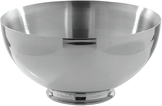 HUBERT Punch Bowl 7 Liter Capacity Double Wall Design 17" Diameter Stainless Steel