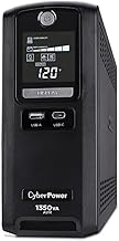 CyberPower CST135UC 1350VA/810W Simulated Sinewave LCD Battery Backup UPS System, Black