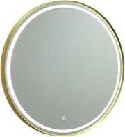 Artcraft Reflections - Round Mirror - Brushed Brass