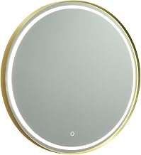 Artcraft Reflections - Round Mirror - Brushed Brass