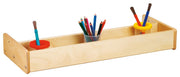 Creative Caddie Light Table with 2 Bins by Jonti-Craft – 21-25 x 55 x 28.5 in, Natural Wood, Model 58505JC