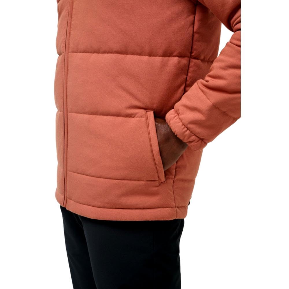 Mens Climate Drop Jacket Heather Copper M by TravisMathew – Polyester, Heather Copper, Model 1MZ270