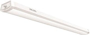 Lithonia Lighting 4 Foot LED Light Fixture, Low-Profile Linkable LED Wraparound Flush Mount Ceiling Light, Adjustable Lumens, Selectable White Color, 120V, 48-Inch (FMLWL LNK 48 ALO4 8SWW2)