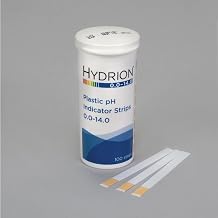 HYDRION Spectral pH Strips (pH 0.0 to 14.0), Pack 100