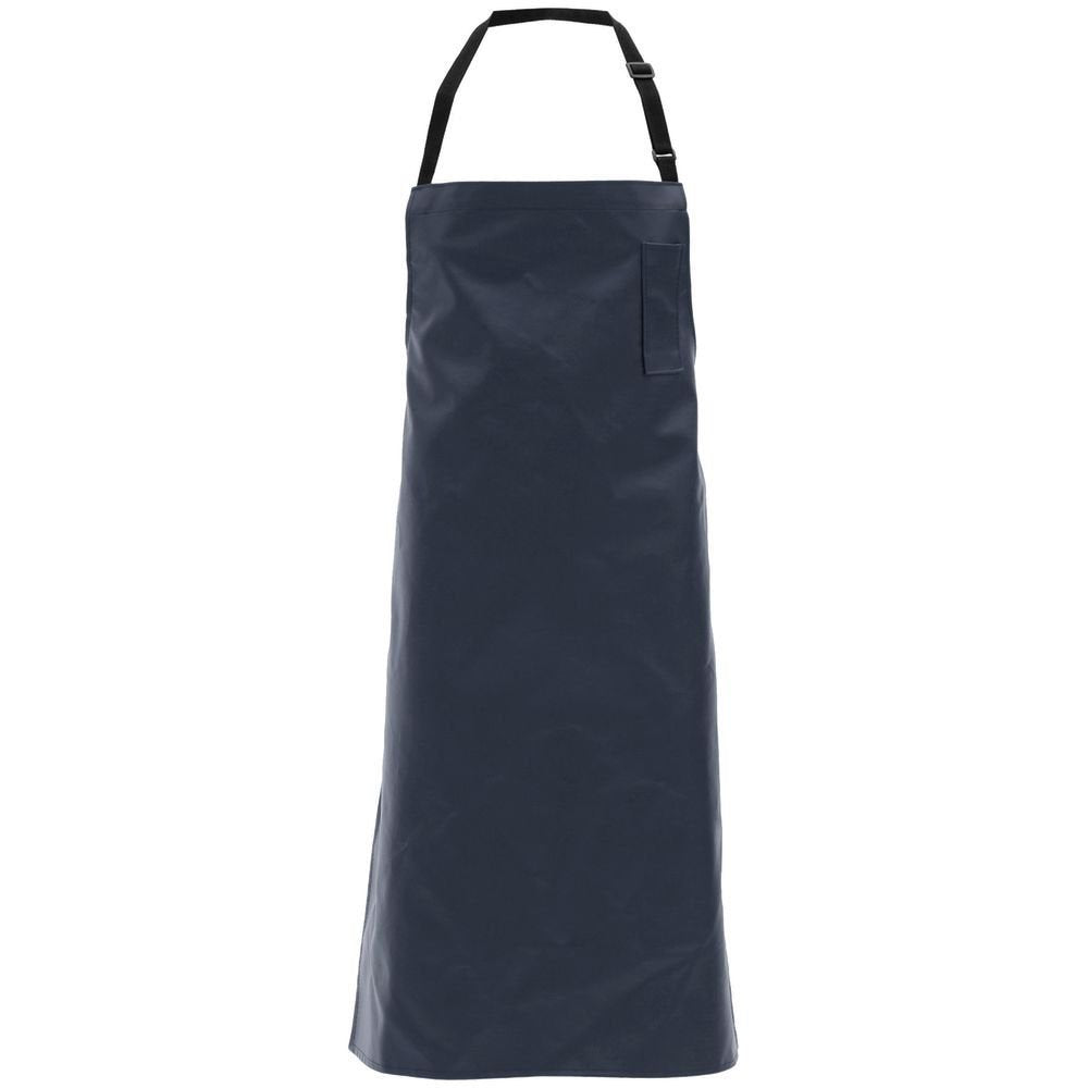 Locknane Navy Blue Synthetic Leather Bib Apron - 37"L x 26"W by LOCKNANE MANUFACTURING INC – 1, Vinyl, Navy Blue, Model APRHSVHUBE NA-37