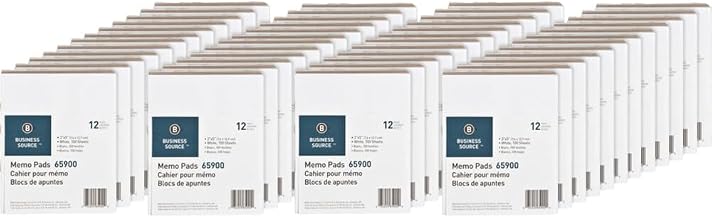 Business Source Plain Memo Pads