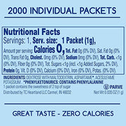HEARTLAND Aspartame Blue / 2000 Count (Pack of 1) / 1 Stevia