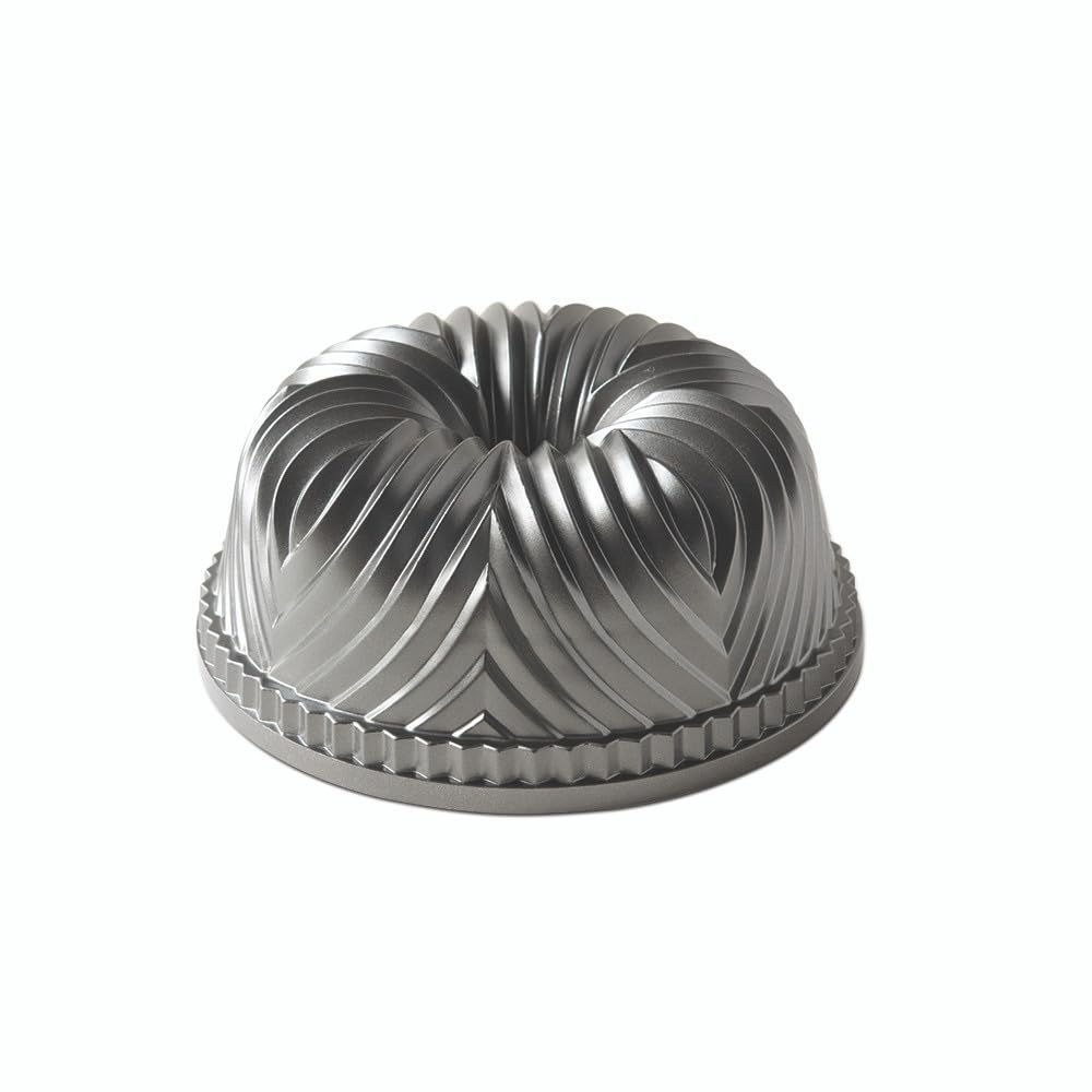 Bavaria Bundt Pan by Nordic Ware – 10-Cup, 2.5 liters, Aluminum, Graphite, Model 53624AMZM
