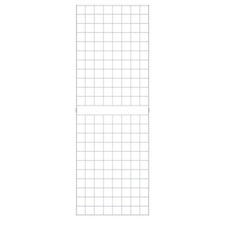 2' x 6' - Portable Wire Grid Wall Panel - Semi-Gloss White - Pkg Qty by Econoco – Multi Color, Model W2X6