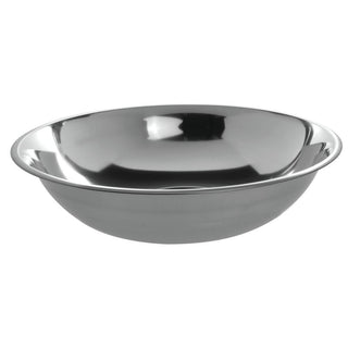 10 qt Mixing Bowl 24 Gauge Stainless Steel - 15 1/4"Dia x 4 1/2"D by HUBERT – 15.25 inches in diameter x 4.5 inches in depth, 10.0 quarts, Stainless Steel, Silver