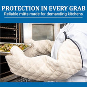 San Jamar 24 Inches / Tan / 1 Oven Mitts