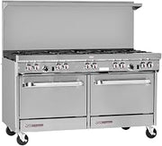 Southbend S60AA-4GL S-Series 60" Gas Restaurant Range w/ (2) Open Burners, 48" Left Griddle & (2) Convection Ovens