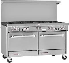 Southbend S60AA-4GL S-Series 60" Gas Restaurant Range w/ (2) Open Burners, 48" Left Griddle & (2) Convection Ovens
