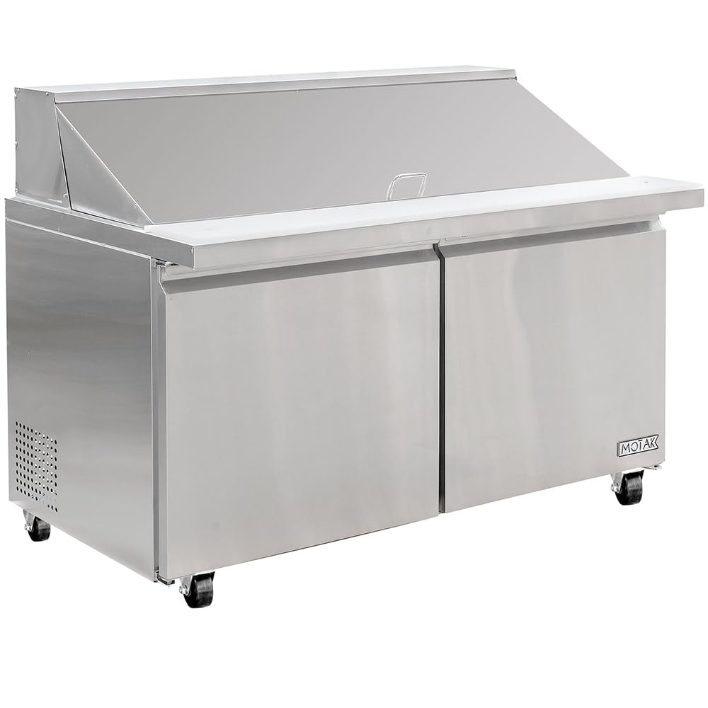 60 1/5" Mega Top Sandwich/Salad Prep Table w/Refrigerated Base by MOTAK – 65.35x38.98x49.21, In Description, Check Images, Model MST-60-24-X