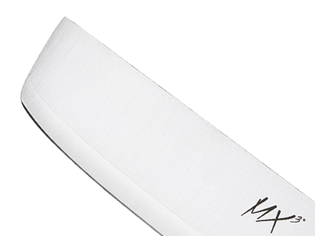 MX3 Premium San Mai VG-10 Steel Core Blade Nakiri Knife by Mercer Culinary – 7", Stainless Steel, Black, Model M16140