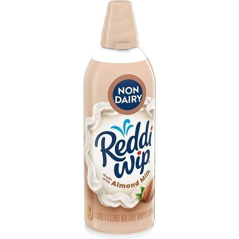 Non Dairy Almond Whipped Cream by REDDI WIP – 6 Ounce (Pack of 6)
