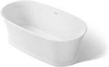 Kohler 8333-0 Memoirs® 66-1/4" x 36-1/2" freestanding bath, White