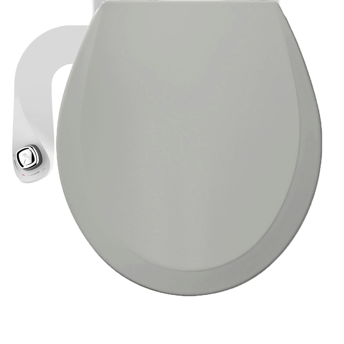 Bemis Gray / Round / Bidet & Seat Bundle Bidet Seats