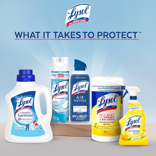 Lysol 32 Fl Oz (Pack of 4) / Lemon + Mango + Lavender / Yellow All-Purpose Cleaners