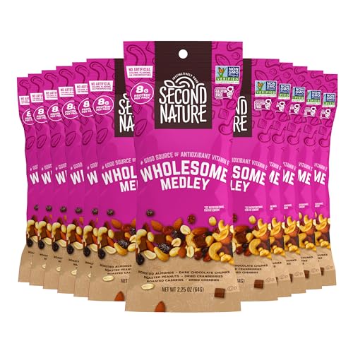 Second Nature Wholesome Medley / 2.19 Ounce (Pack of 12) / 1 Snack & Trail Mixes