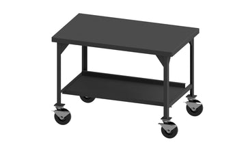 Mobile Workbench by Durham – Steel, Gray, Model HDWBM-3660-8PHSB-95