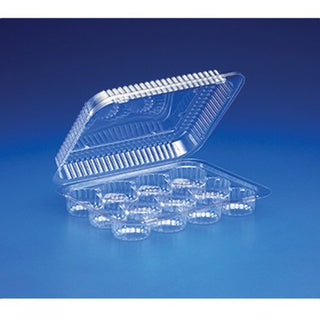 12 Counts Mini Muffin or Cupcake Containers Heavy Duty 250 CT