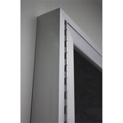 Ghent 48" x 96" / Black / Modern Bulletin Boards