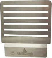BK Resources GrillCook Pro Grill/Griddle Replacement Medium 12" Universal Shelf Stand, NSF Stainless Steel, Conveniently Attaches to Edge Riser