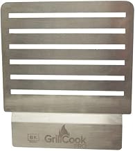 BK Resources GrillCook Pro Grill/Griddle Replacement Medium 12" Universal Shelf Stand, NSF Stainless Steel, Conveniently Attaches to Edge Riser