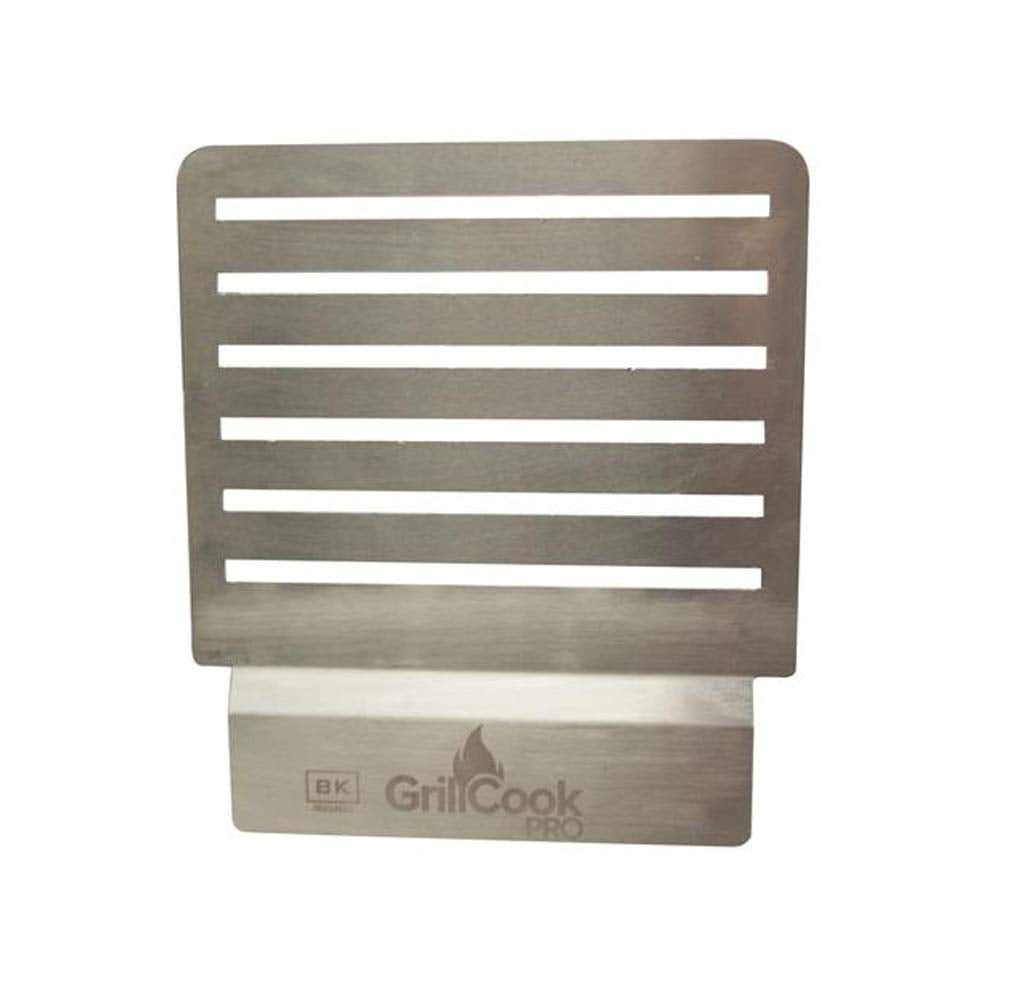 BK Resources GrillCook Pro Grill/Griddle Replacement Medium 12" Universal Shelf Stand – Medium, Stainless Steel, Silver, Model GCP-2