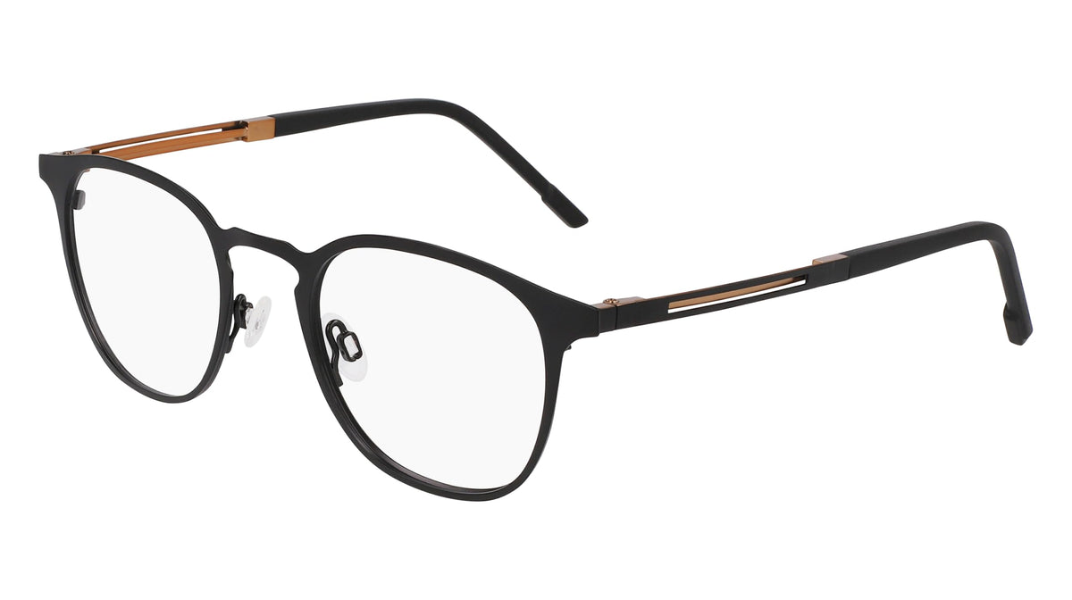 Eyeglasses E 1150 002 Matte Black-copper by Flexon – 49/21/145, Matte Black-copper, Model FLEXON E1150