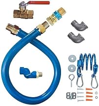 Gas Hose Kit W/ Quick Disconnect & Swivel , 3/4" x 60"