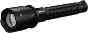 Coast XP40R 8000 Lumen Rechargeable Dual-Power LED Flashlight with POWERiQ™ Real-TIME Display, 5 Light Modes, Ultra View Flood Beam, Push/Pull Focus