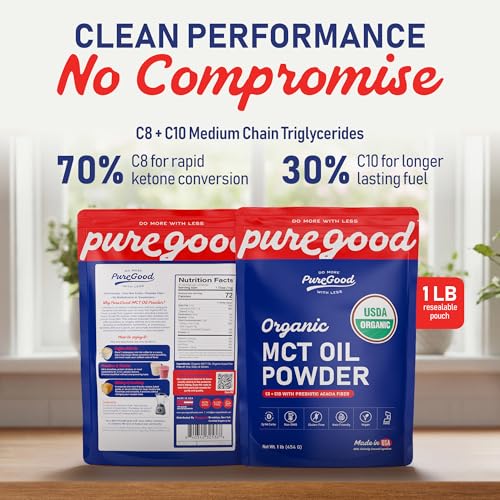 PureGood 1 Pound (Pack of 1) / Blue / 1 MCT Oil