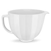 5Q White Shell Ceramic Bowl by KitchenAid – 5 Quary, 5.0 quarts, Ceramic, White Shell, Model KSM2CB5PWS