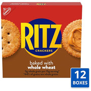 Ritz WHOLE WHEAT / 12.9 Ounce (Pack of 12) / 12 Wheat