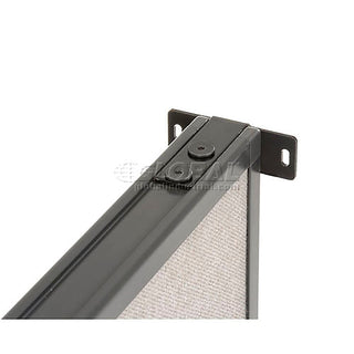 Office Partitions Wall Bracket Kit by Global Industrial – Steel, Black, Model 238647
