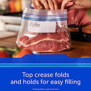 Ziploc 19 Count / Blue / 1.0 quarts Food Storage Bags