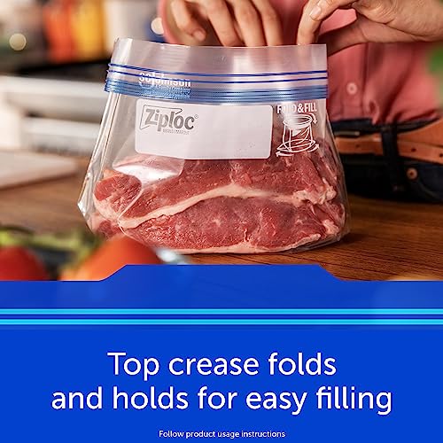 Ziploc 19 Count / Blue / 1.0 quarts Food Storage Bags